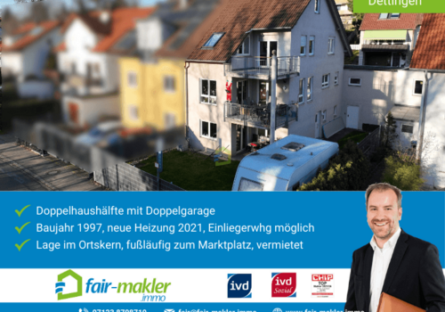 Südseite mit Balkonen