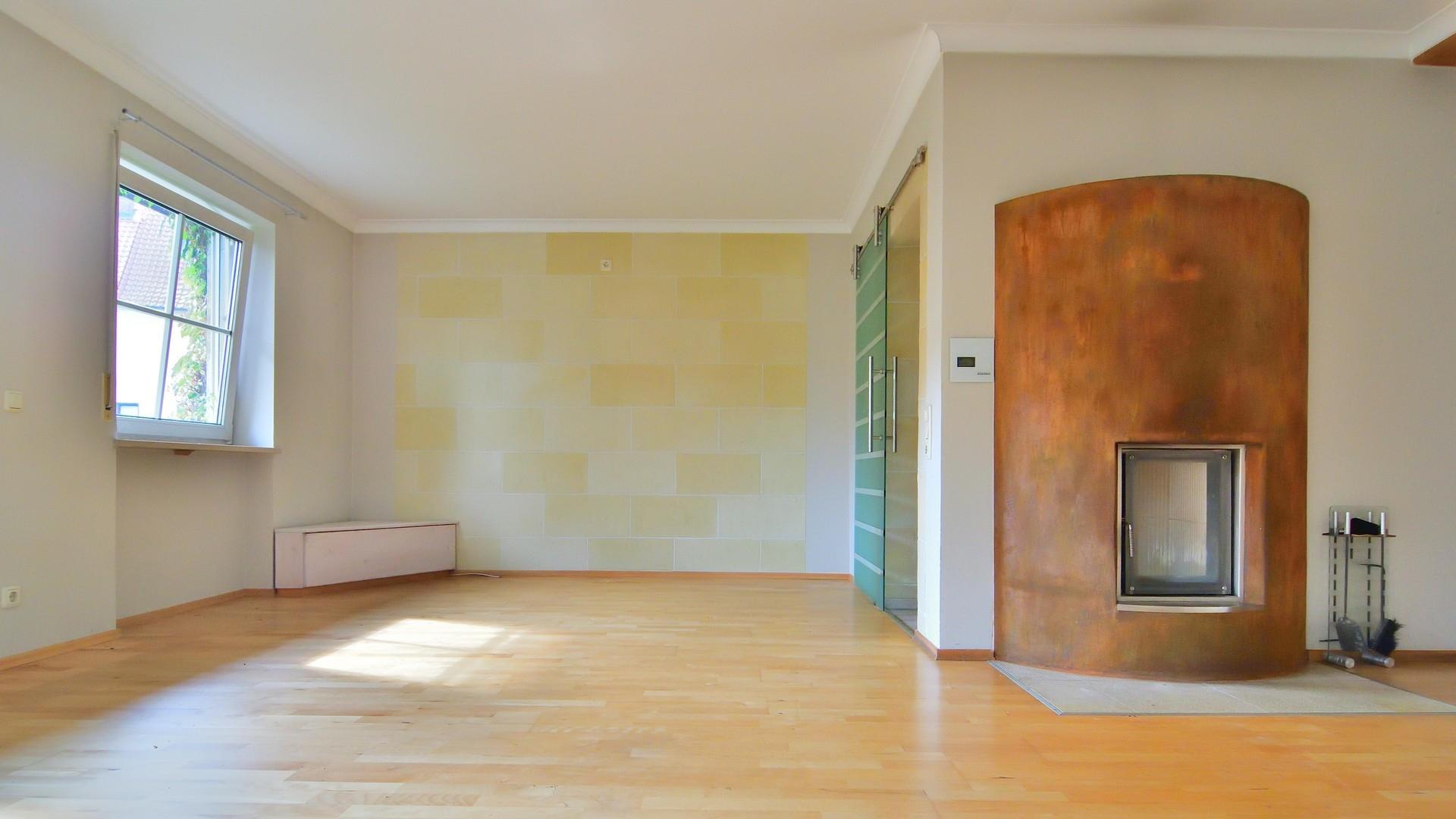 Wohnzimmer, Blick Eingang