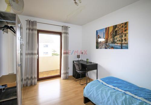 Schlafzimmer Balkonblick