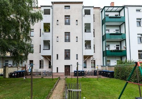 Rückansicht mit Garten