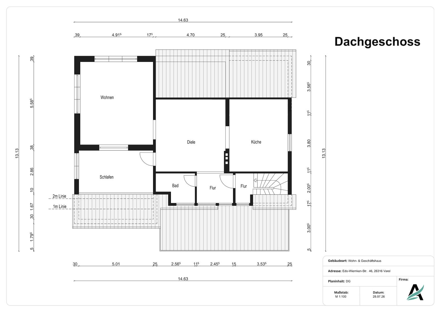Grundriss Dachgeschoss