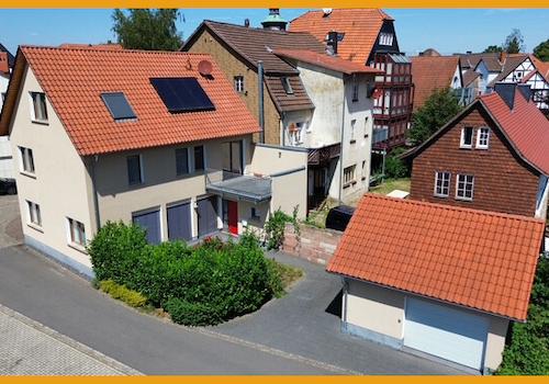 Blick auf die Immobilie