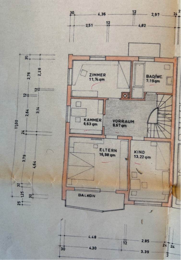 Grundriss Obergeschoss