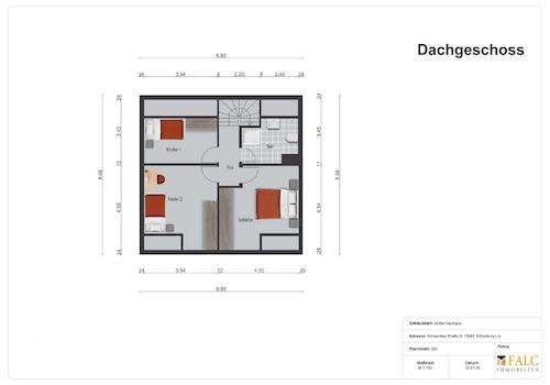 Grundriss Dachgeschoss