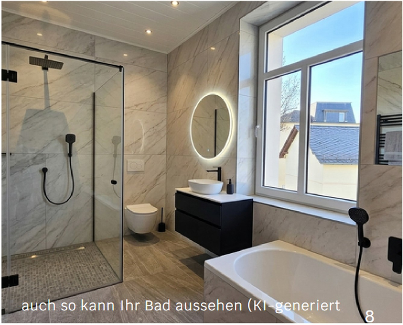 OG - Bad (KI-eingerichtet)