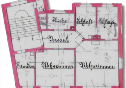 Erdgeschoß (Planung 1890)