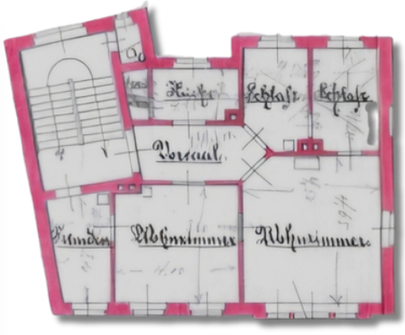 Erdgeschoß (Planung 1890)
