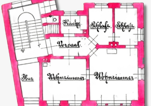 Dachgeschoß (Planung 1890)