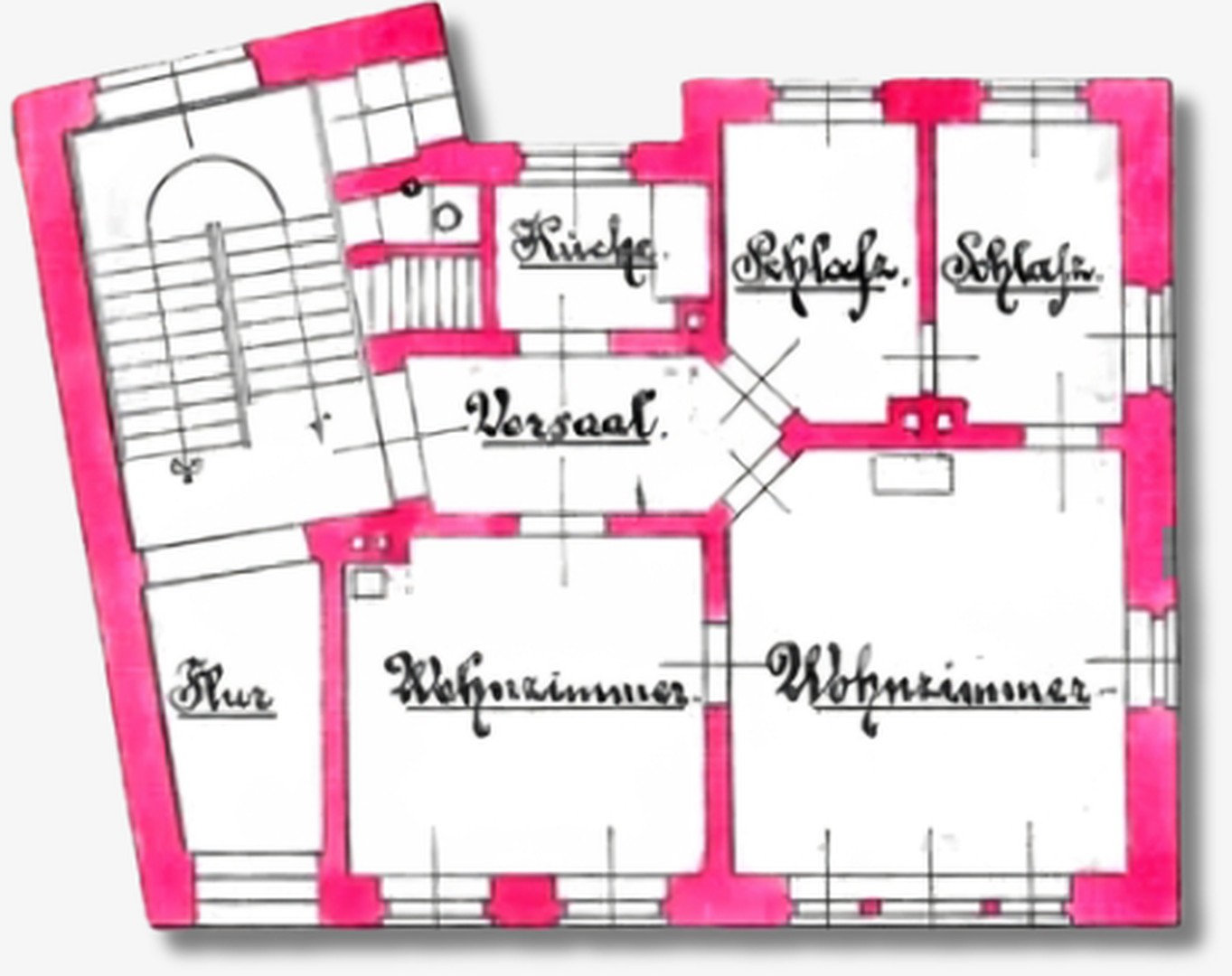 Dachgeschoß (Planung 1890)