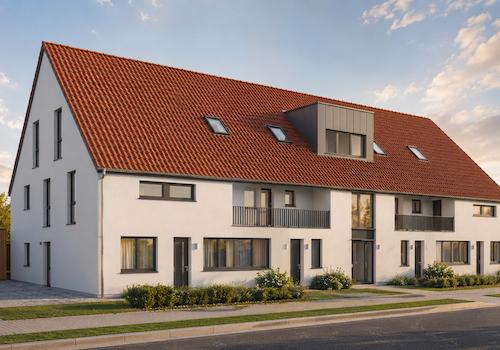 KI generierte Straßenansicht - Abweichungen von der Realität möglich