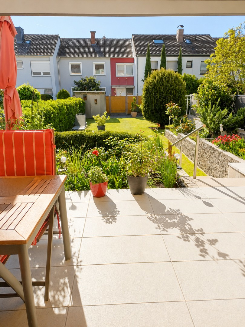 Ausblick in den Garten