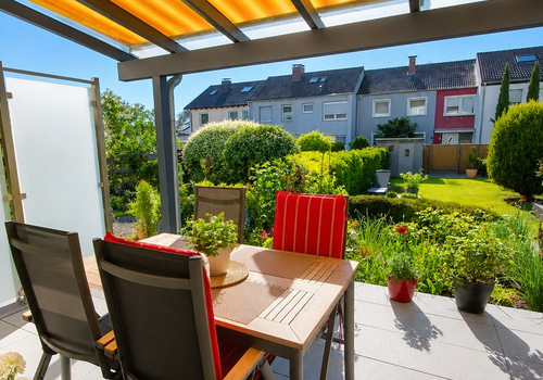 Ausblick in den Garten 
