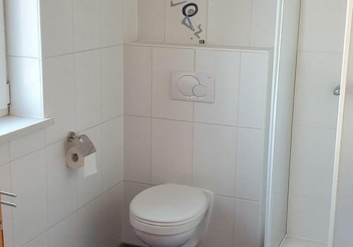Gästebad unten mit Dusche
