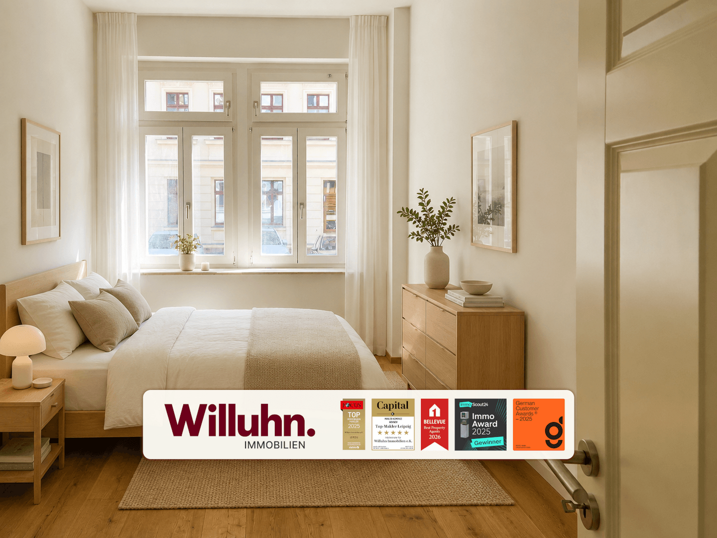 Schlafzimmer - Möblierungsbeispiel
