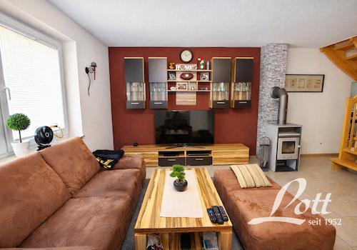 Wohn- und Esszimmer Wohnung Nr. 1