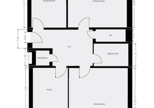 Grundriss Wohnung 39 / 2 OG