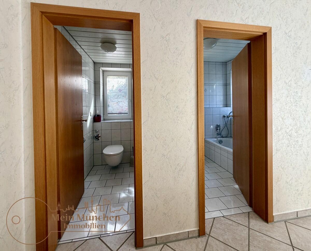 Einliegerwohnung WC und Bad en suite