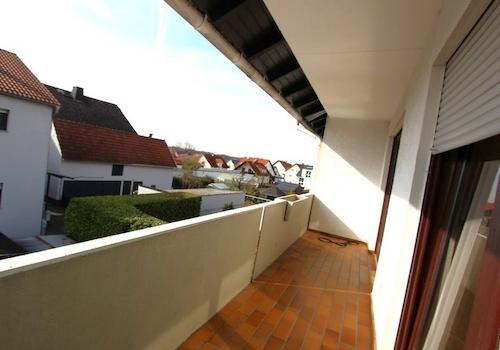 sogar mit Balkon