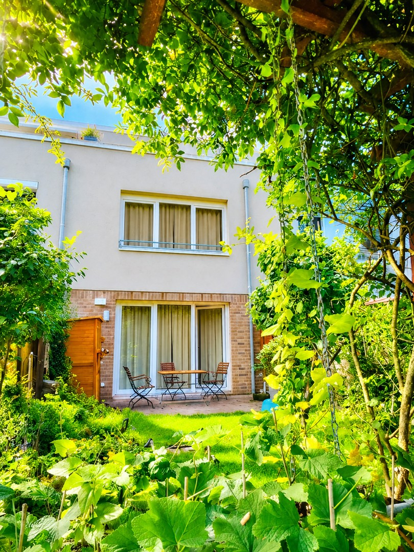 Blick von Garten