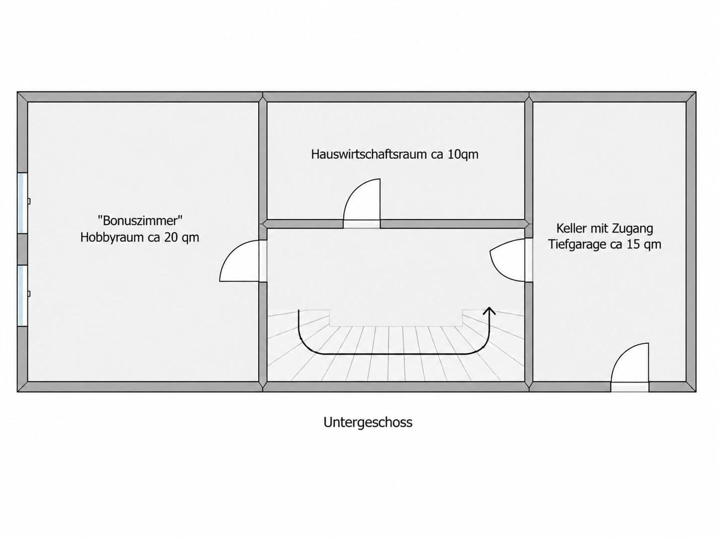 Untergeschoss schematisch