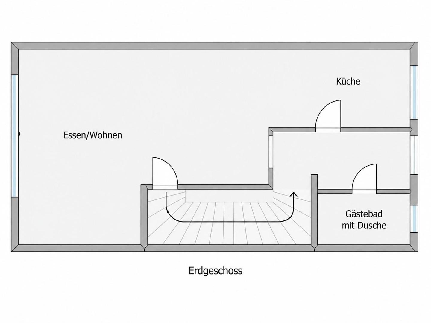 Erdgeschoss schematisch