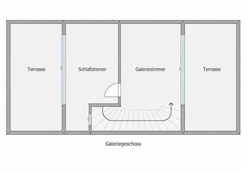 Galeriegeschoss schematisch