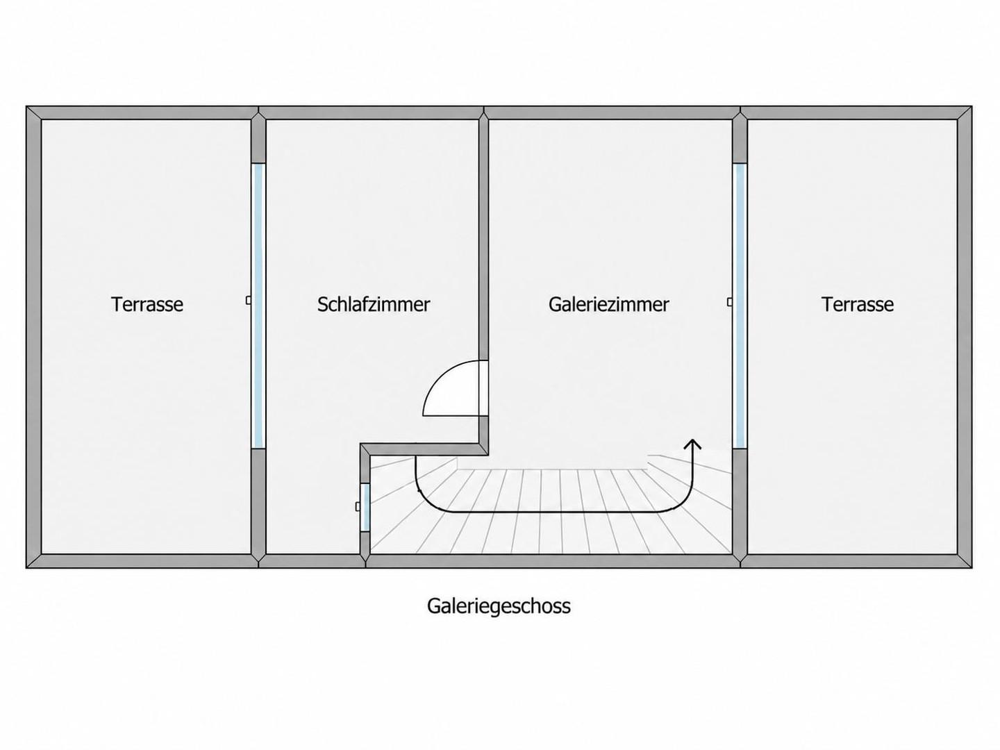 Galeriegeschoss schematisch