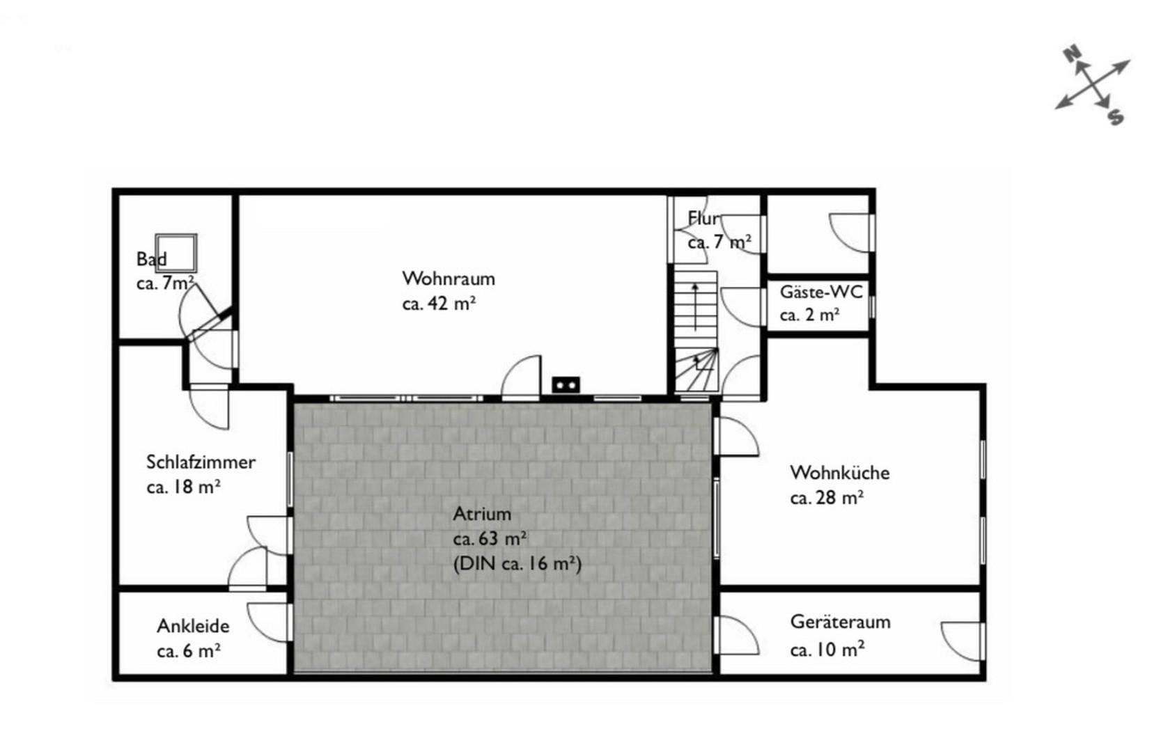 Grundriss Erdgeschoß