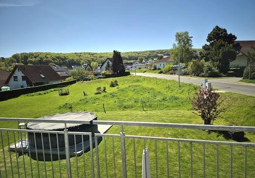 Blick vom Balkon