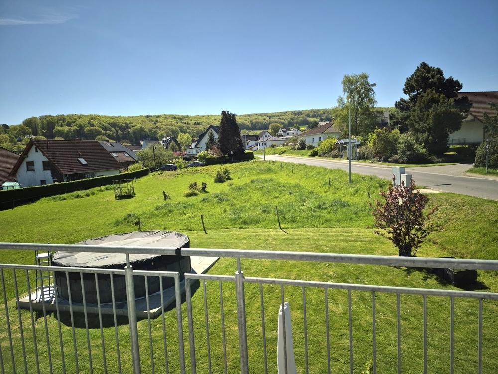 Blick vom Balkon