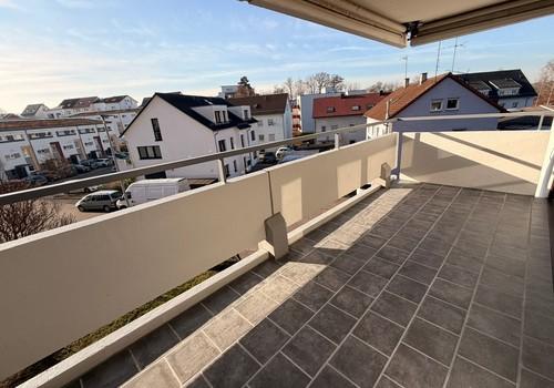 Aussicht vom Balkon