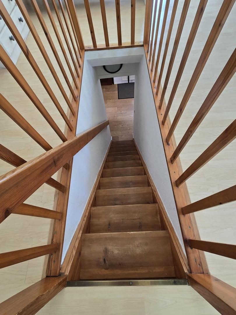 Fewo Treppe zum Dachgeschoß
