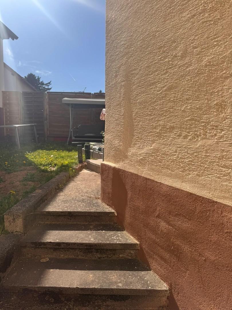 Zugang zu Terrasse von außen