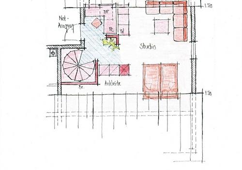 Grundriss Studio