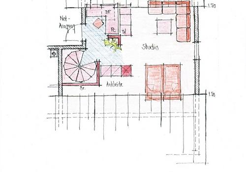 Grundriss Studio