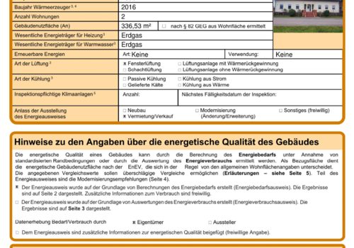 Energieausweis S. 1