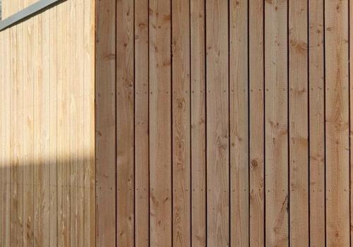 Detail Holzfassade