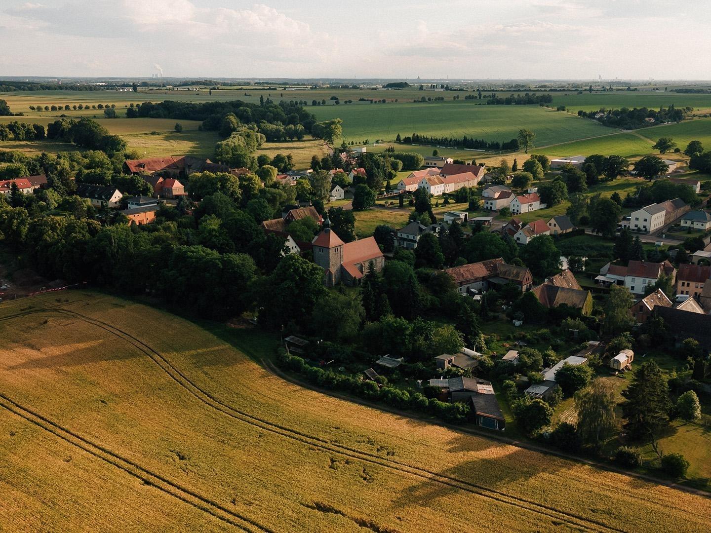 Pehritzsch von Oben