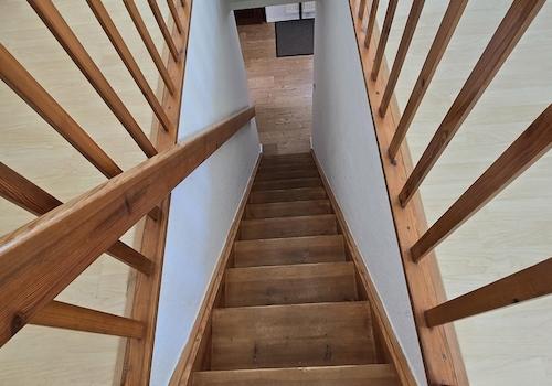 Fewo Treppe zum Dachgeschoß