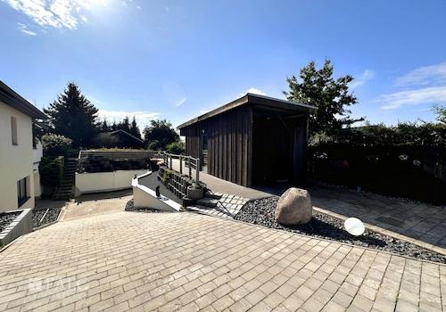 Carport Hofeinfahrt