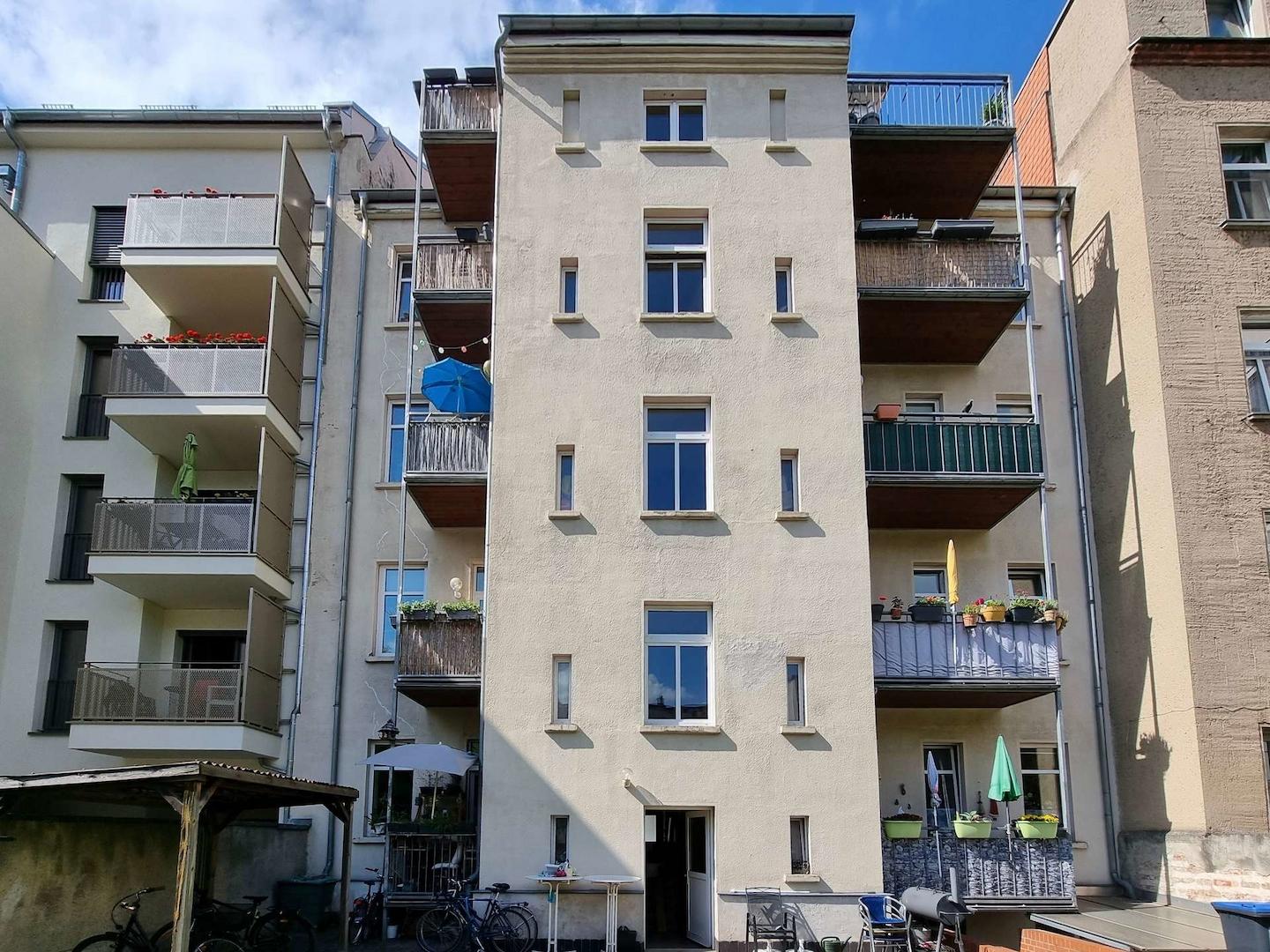 Rückwertige Ansicht