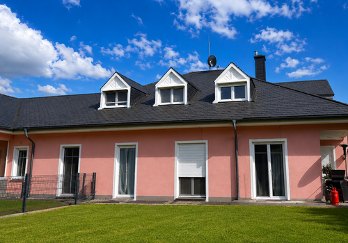 Gepflegte Gartenansicht
