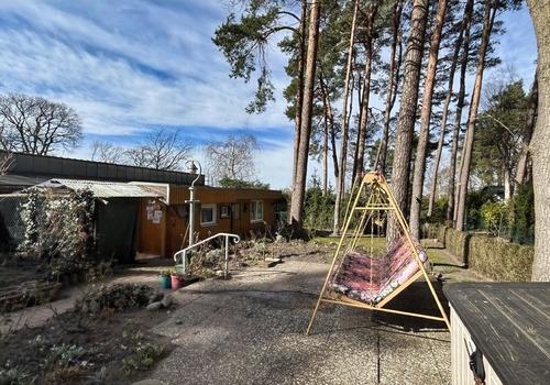 Blick auf den zweiten Bungalow