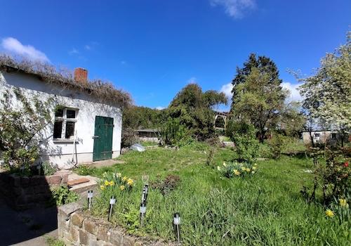 Garten mit Nebengelass