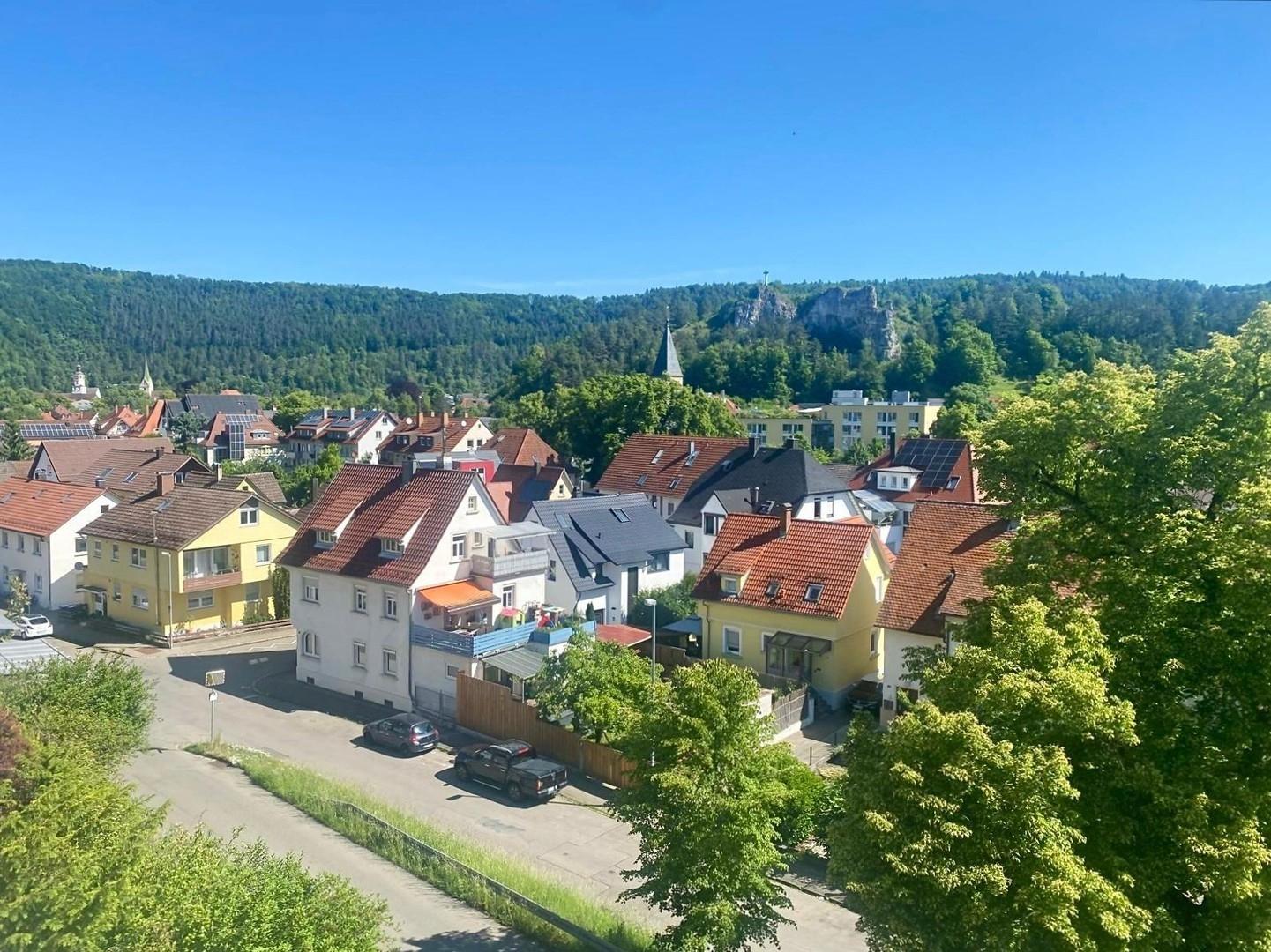Ausblick vom Haus 