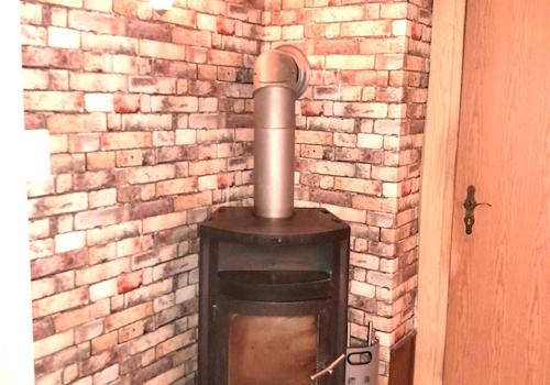 Kamin im Esszimmer
