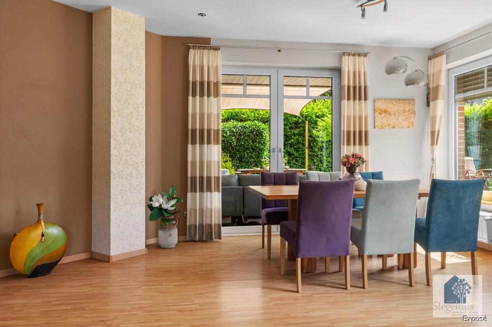 Essbereich im Wohnzimmer
