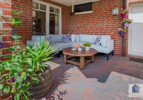Überdachte Terrasse