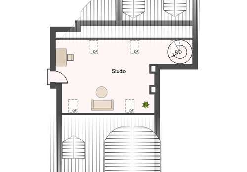 Grundriss untere Ebene