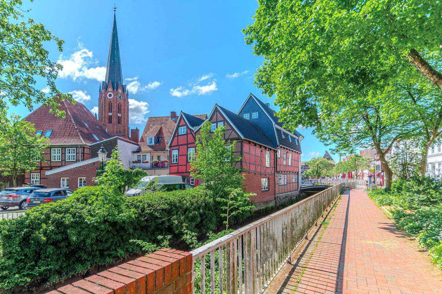 attraktives historisches Stadtzentrum Buxtehude